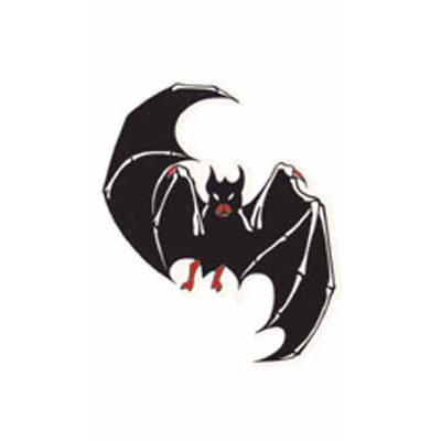 タトゥーシール コウモリ1