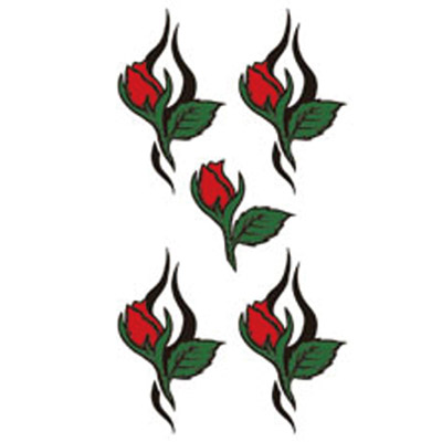 タトゥーシール 薔薇トライバル3