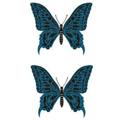 タトゥーシール 青揚羽