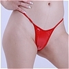 チェリーラブ 脇細ゴム使用ハイレグTバックショーツ (レッド)